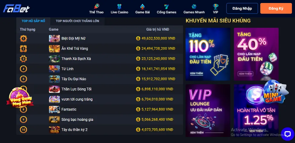 Tiền Thưởng Chào Mừng Thành Viên Mới